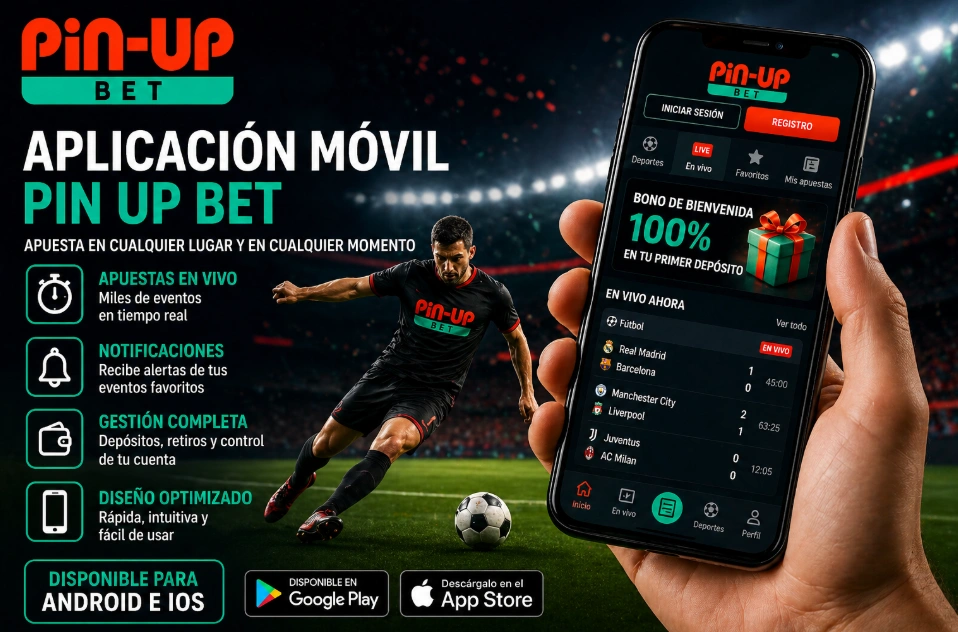 Aplicación móvil Pin Up Bet Honduras apuestas deportivas desde el teléfono